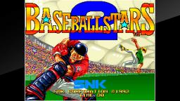 ACA NeoGeo: Baseball Stars 2 Title Screen